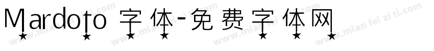 Mardoto 字体字体转换